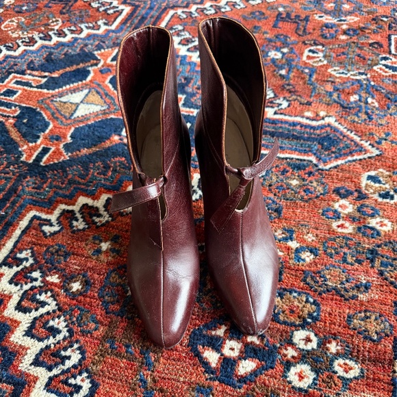 Maryam Nassir Zadeh Shoes - Maryam Nassir Oxblood Boots